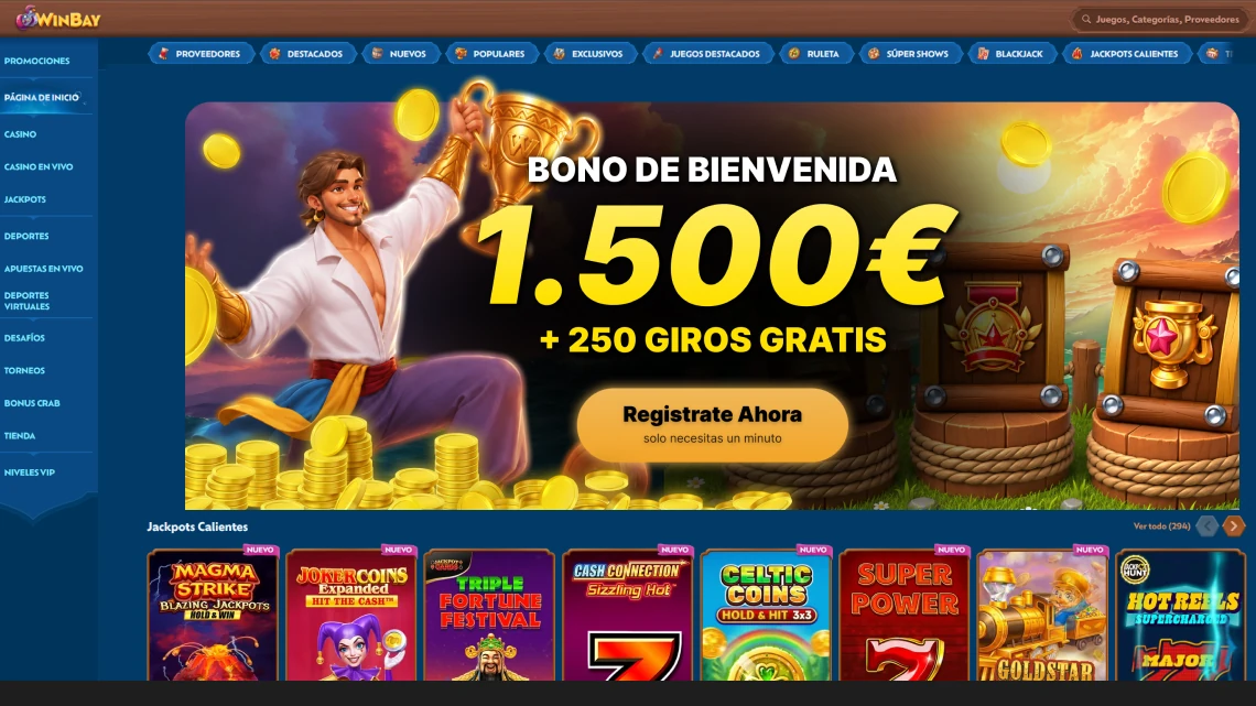 Winbay-Jugar — plataforma de juegos online
